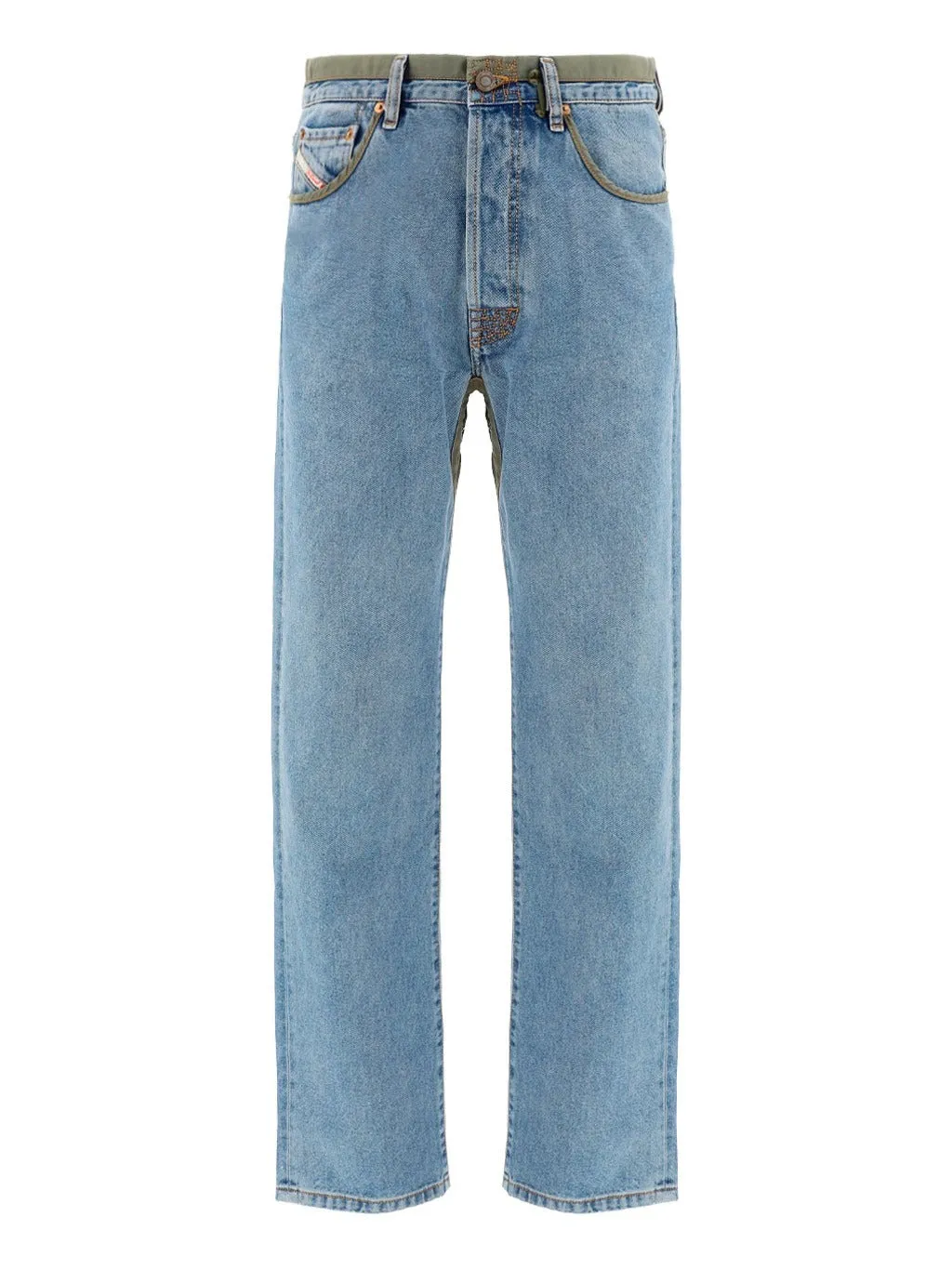 Diesel DxD-P2 0CBBI Straight-Leg Jeans