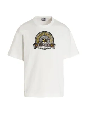 Diesel Logo Patch Crewneck T-Shirt