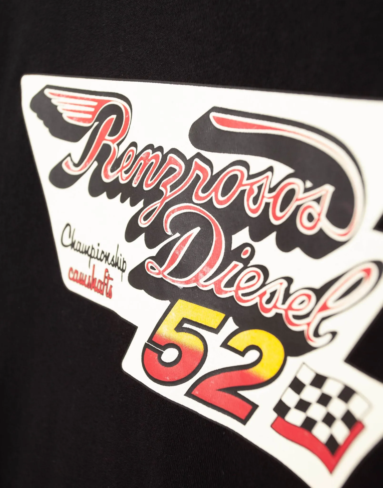 Diesel Racing Printed Crewneck T-Shirt