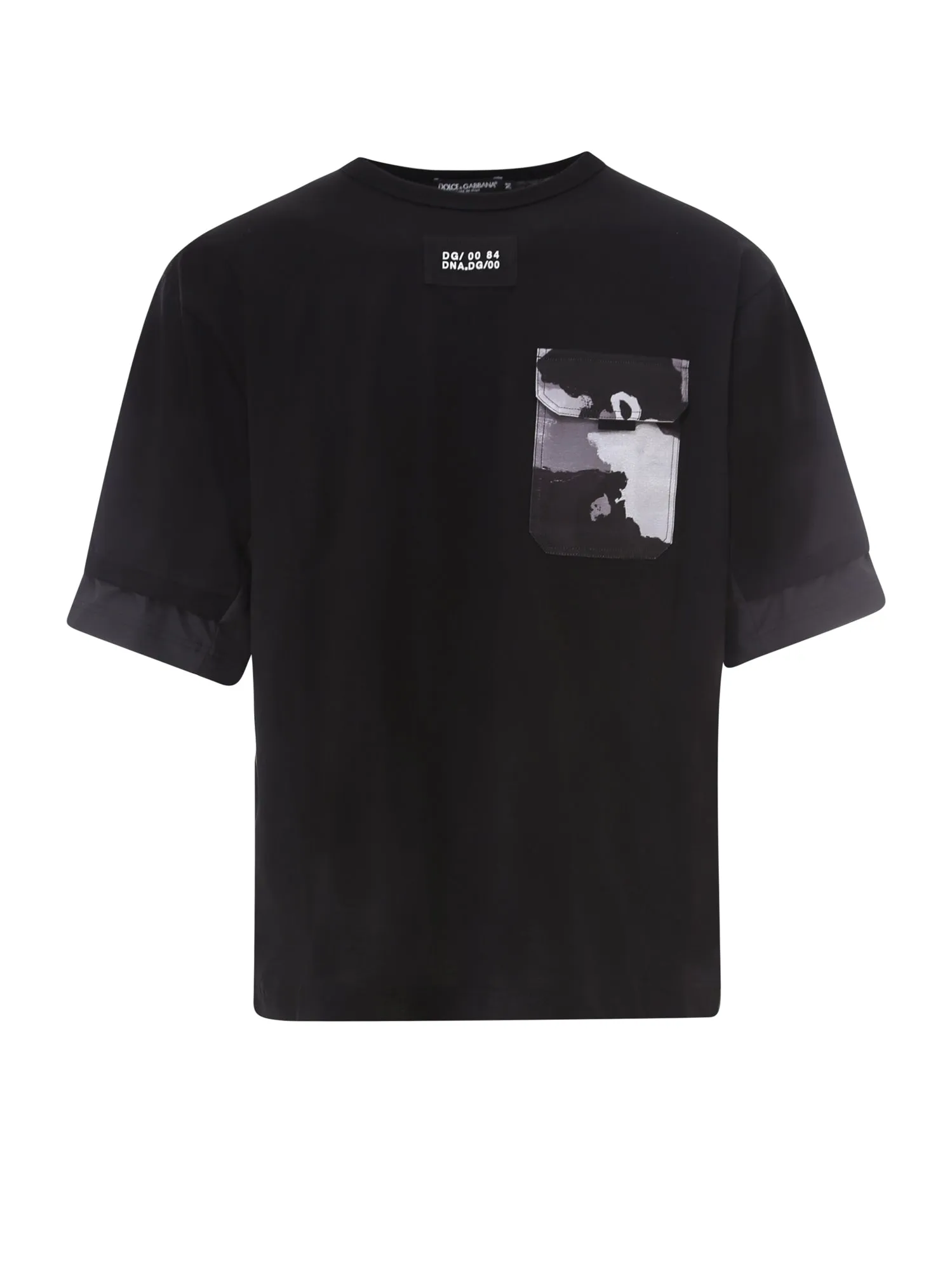 Dolce & Gabbana Camouflage Patch Pocket T-Shirt