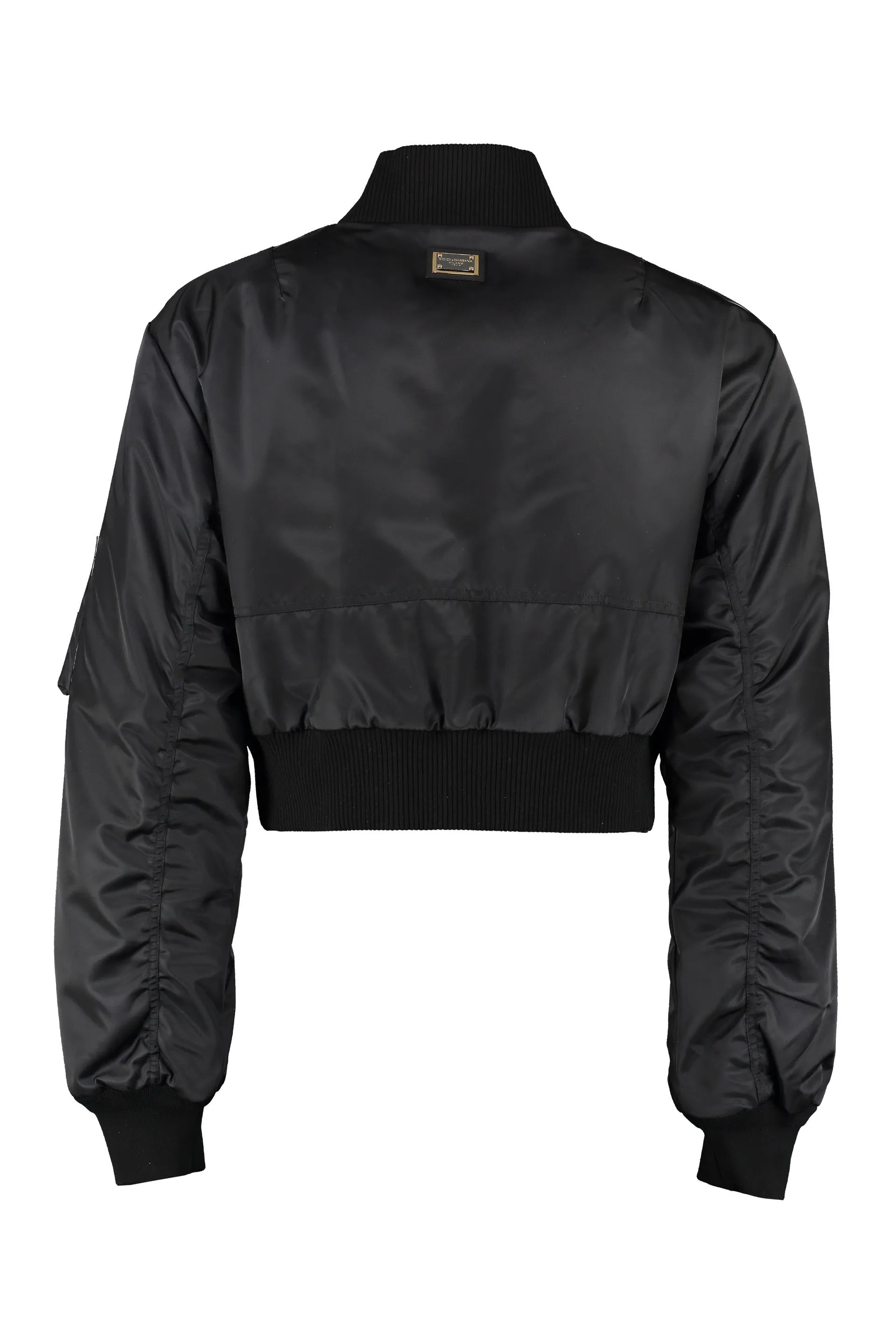 Dolce & Gabbana Cropped Zipped Bomber Jacket