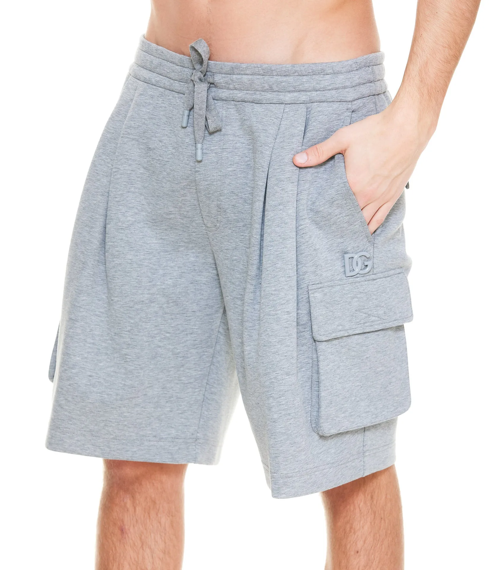 Dolce & Gabbana DG Logo Cargo Jogging Shorts