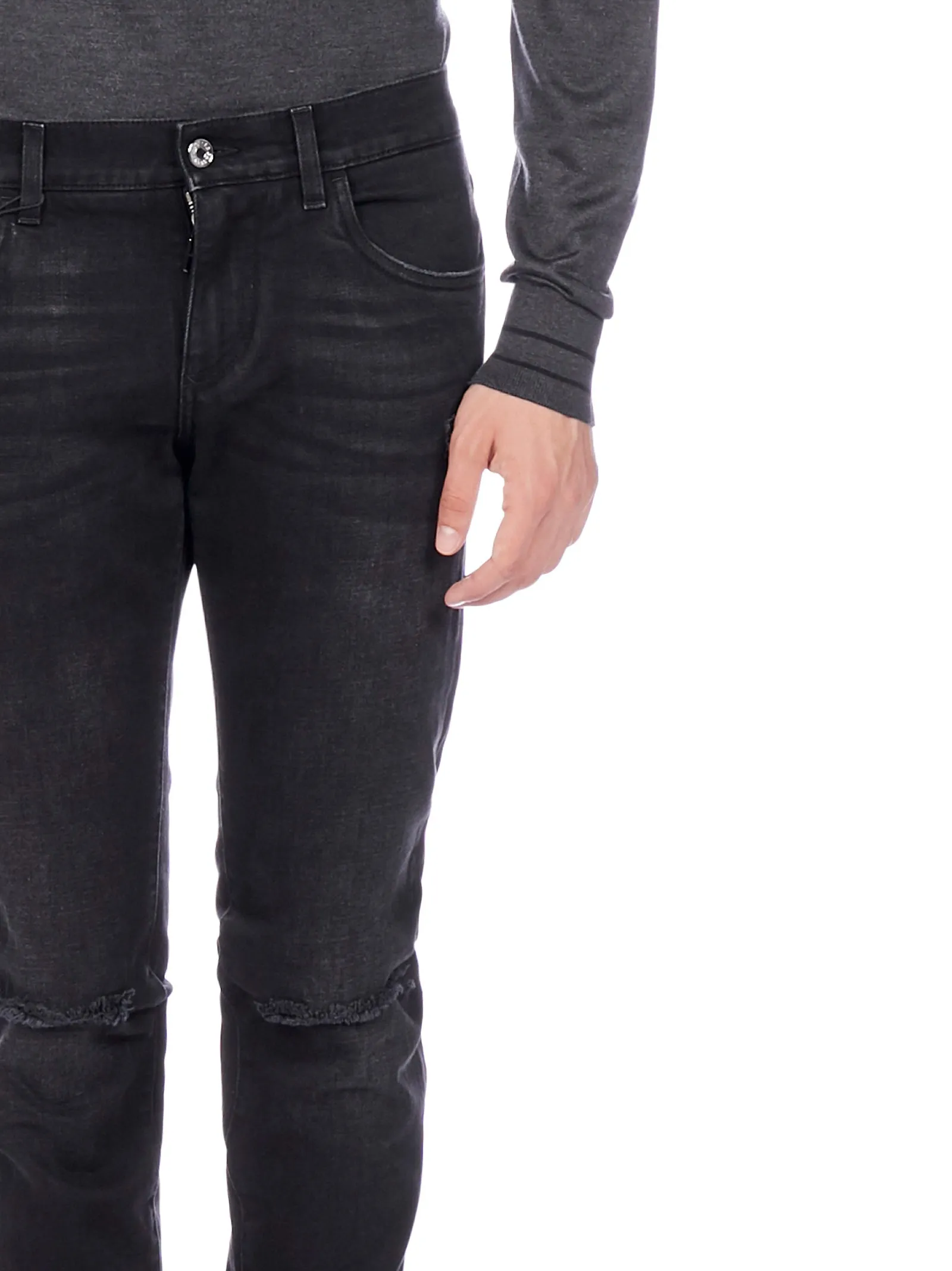 Dolce & Gabbana Distressed Skinny Jeans