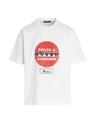 Dolce & Gabbana Graphic Logo Printed T-Shirt