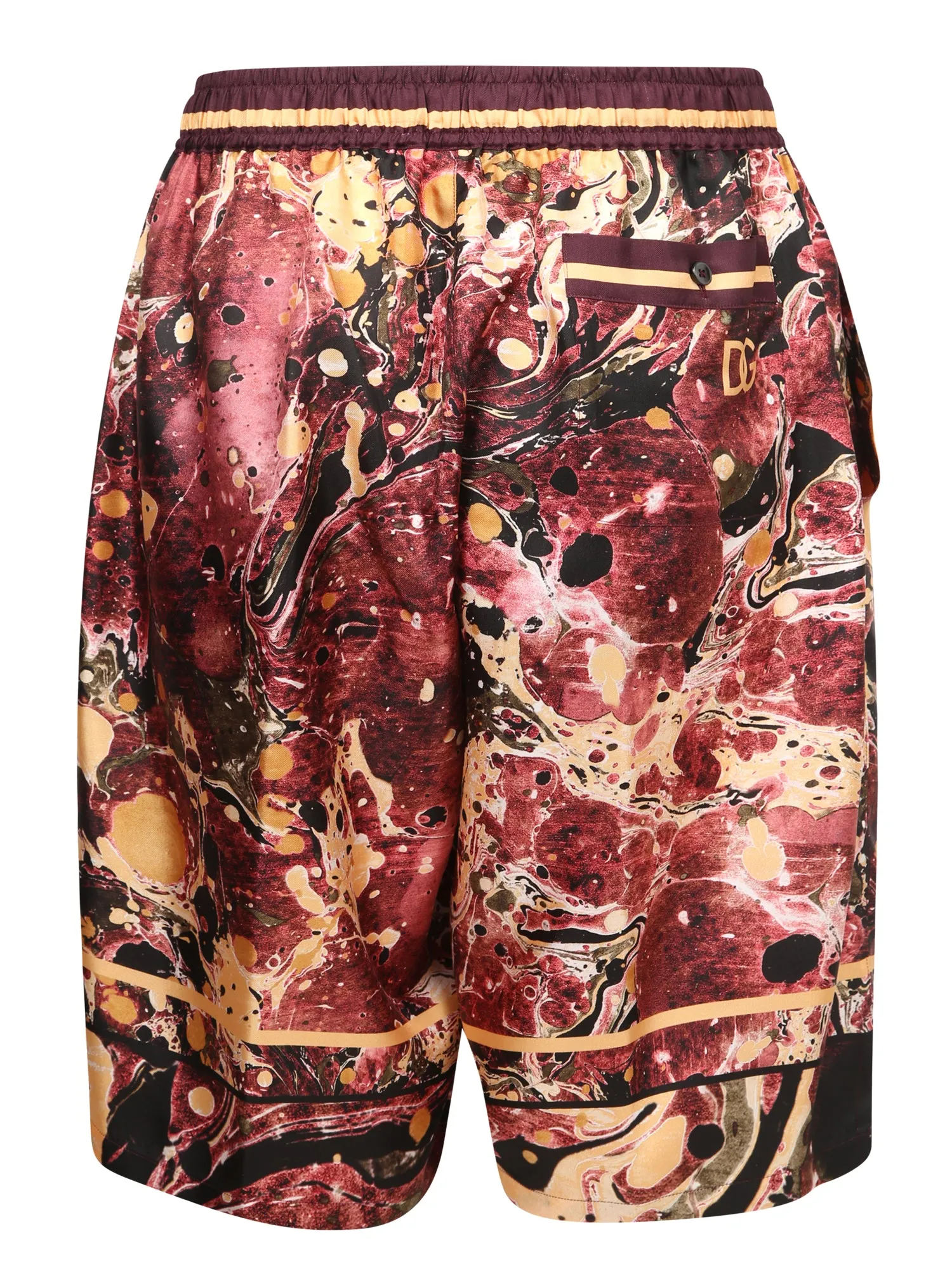 Dolce & Gabbana Graphic-Print Drawstring Track Shorts