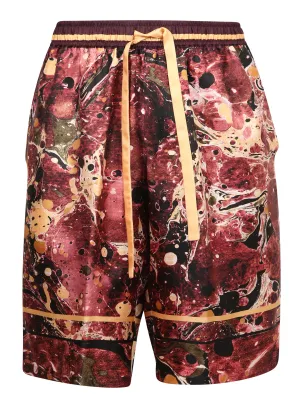 Dolce & Gabbana Graphic-Print Drawstring Track Shorts