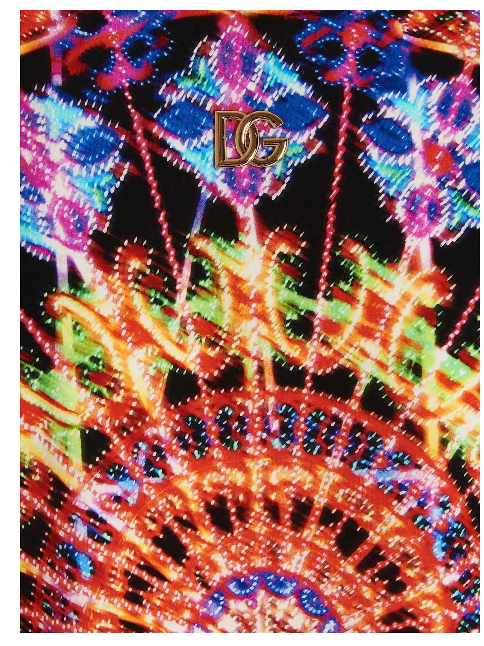 Dolce & Gabbana Kaleidoscopic Printed Crewneck T-Shirt