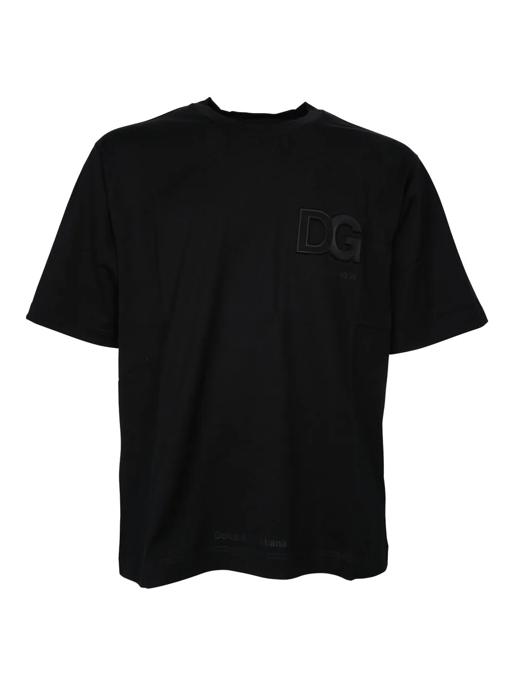 Dolce & Gabbana Logo Embossed Crewneck T-Shirt