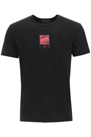 Dolce & Gabbana Logo Patch Crewneck T-Shirt