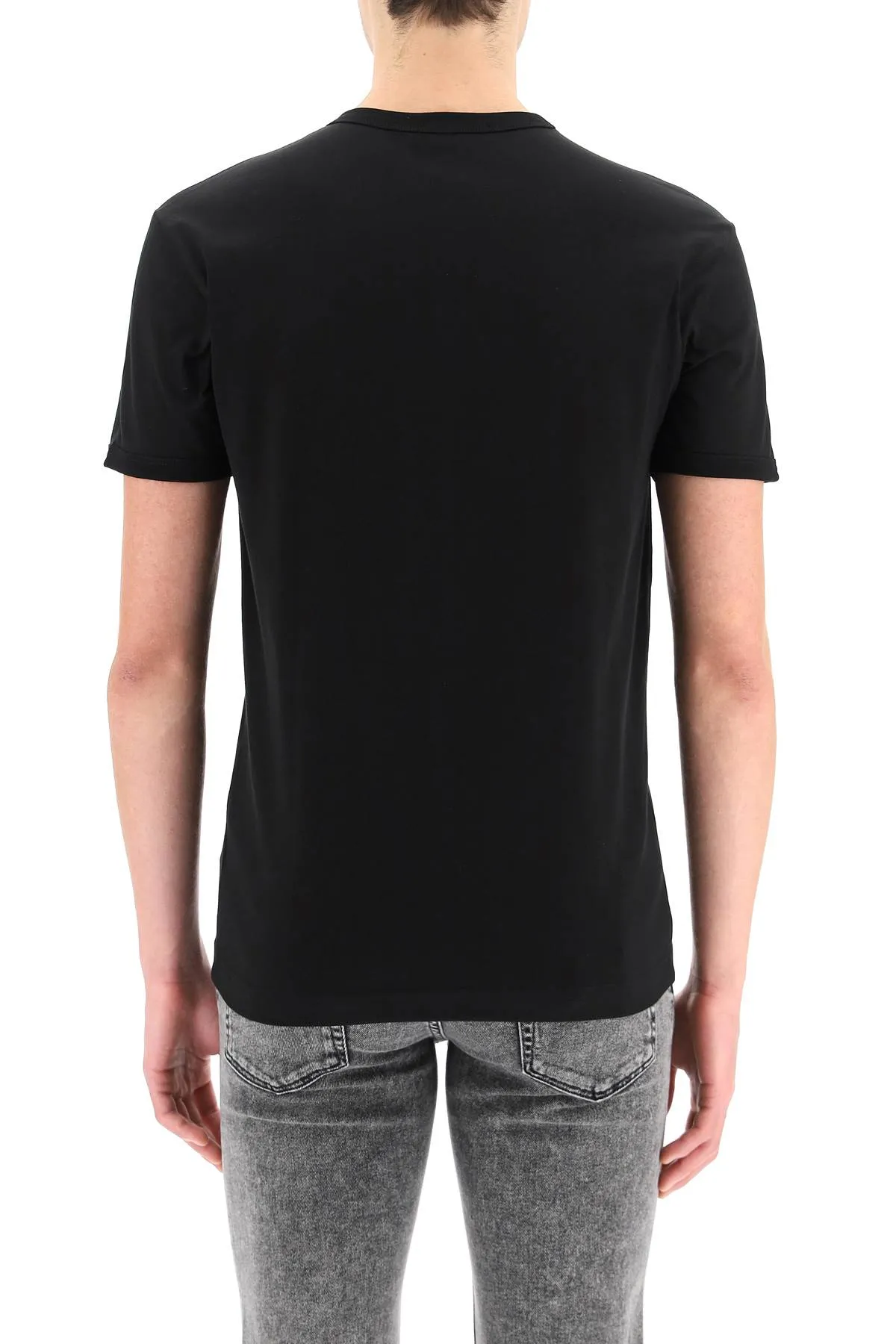 Dolce & Gabbana Logo Patch Crewneck T-Shirt