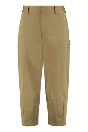 Dolce & Gabbana Logo Patch Cropped Trousers