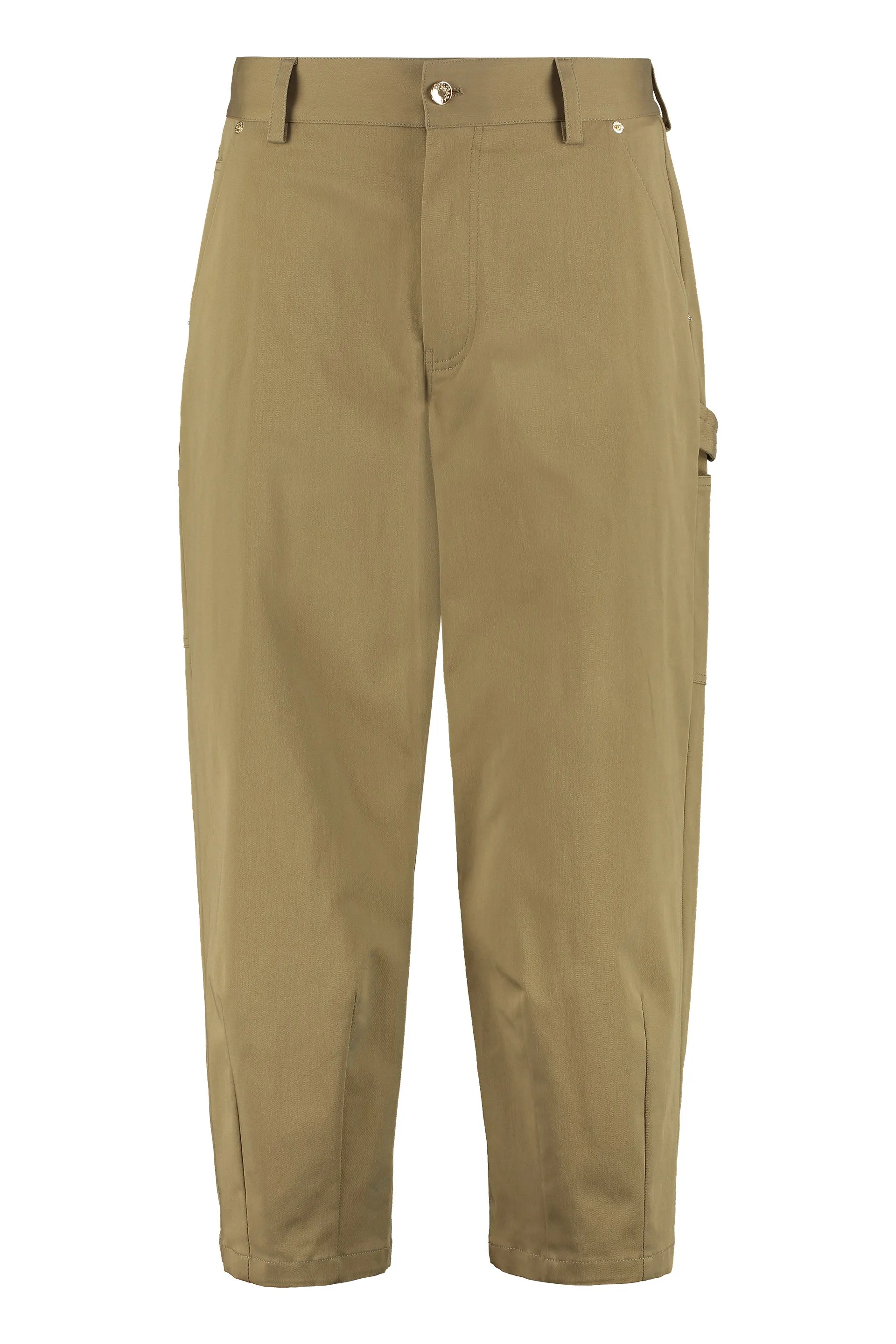 Dolce & Gabbana Logo Patch Cropped Trousers
