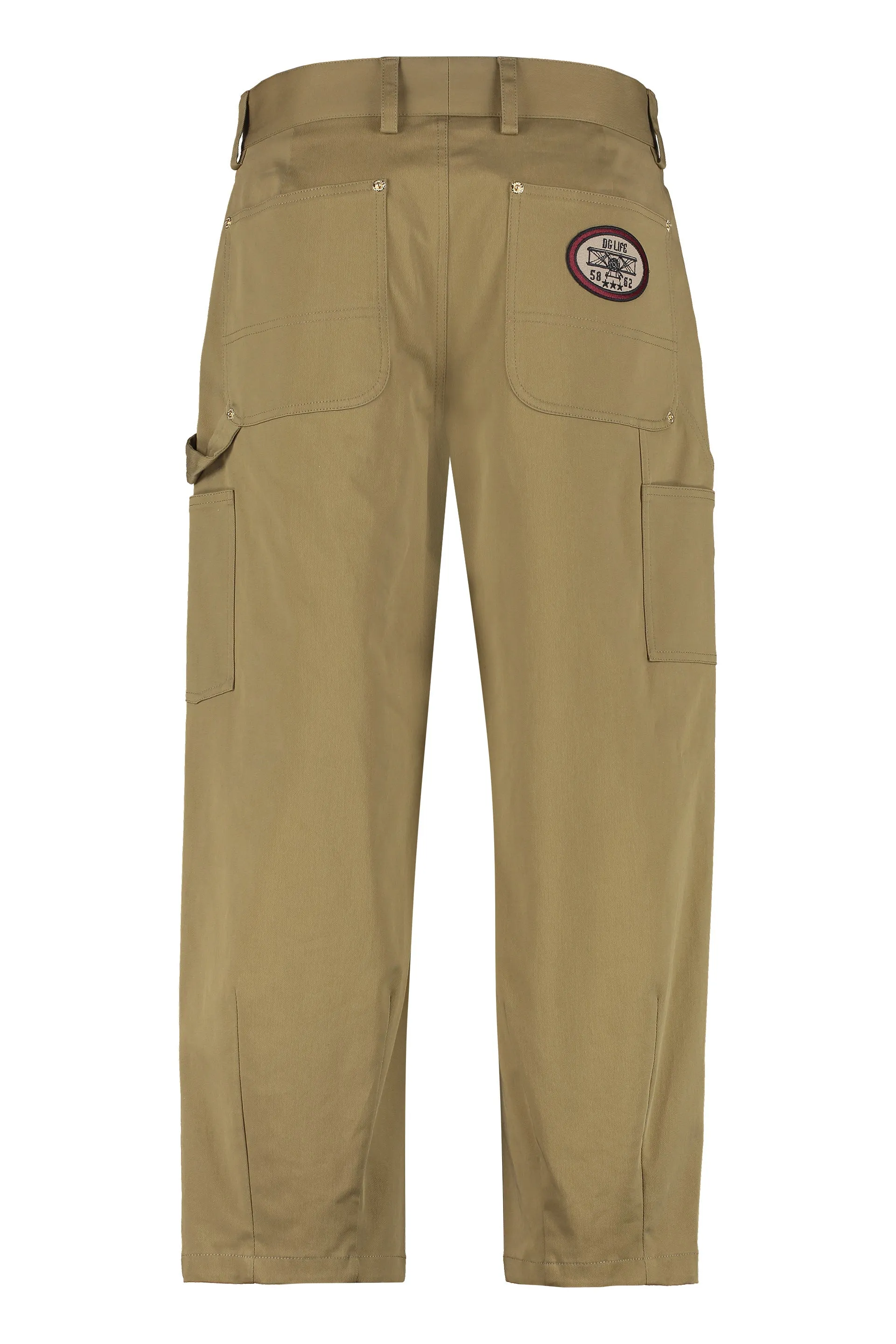 Dolce & Gabbana Logo Patch Cropped Trousers