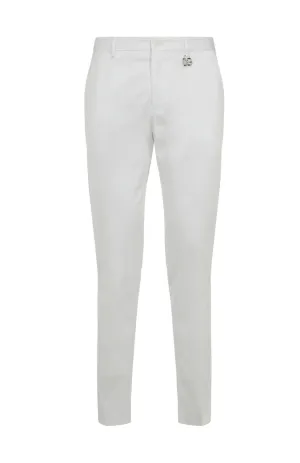 Dolce & Gabbana Logo Plaque Buttoned Pants