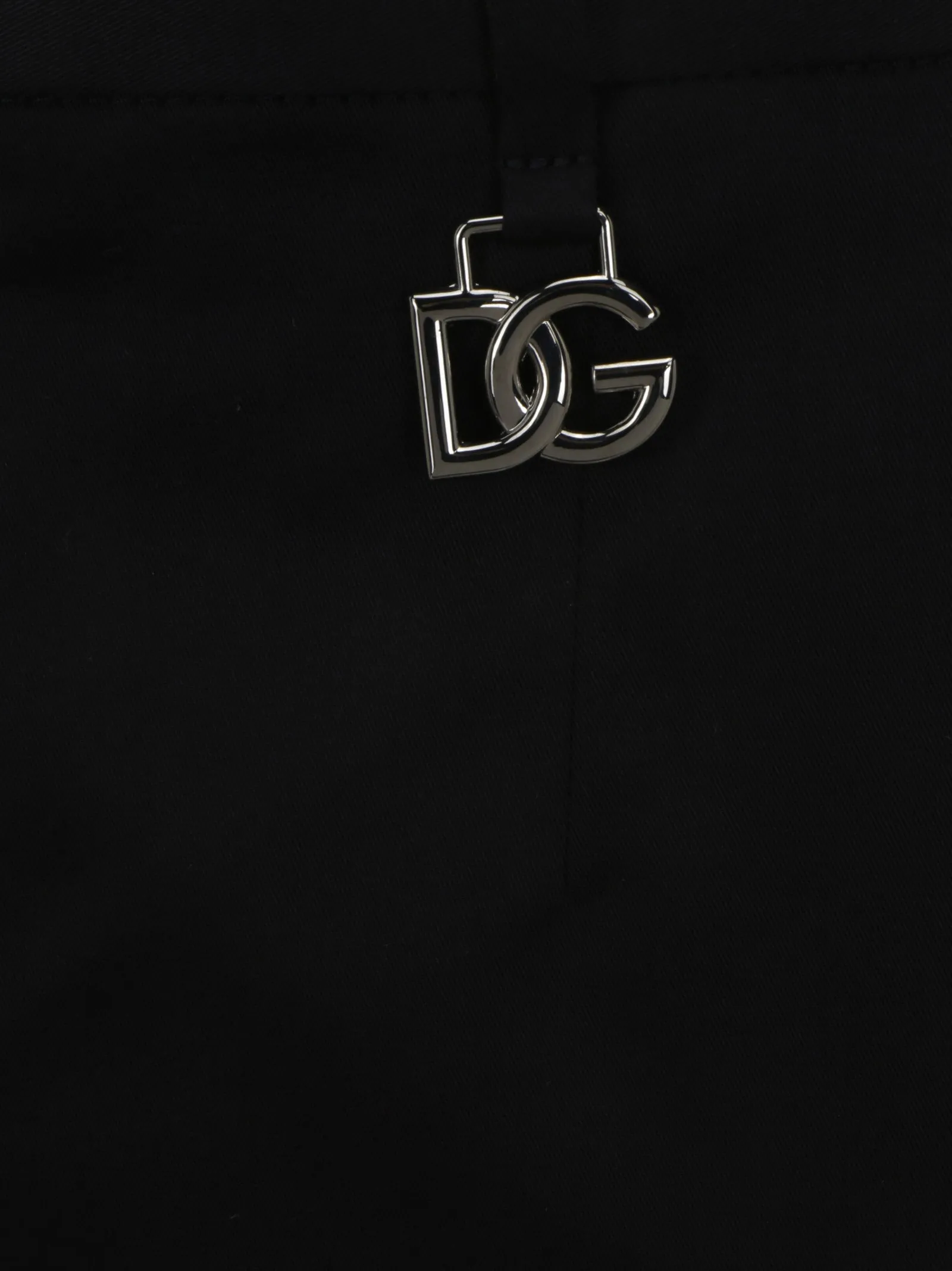Dolce & Gabbana Logo Plaque Buttoned Pants