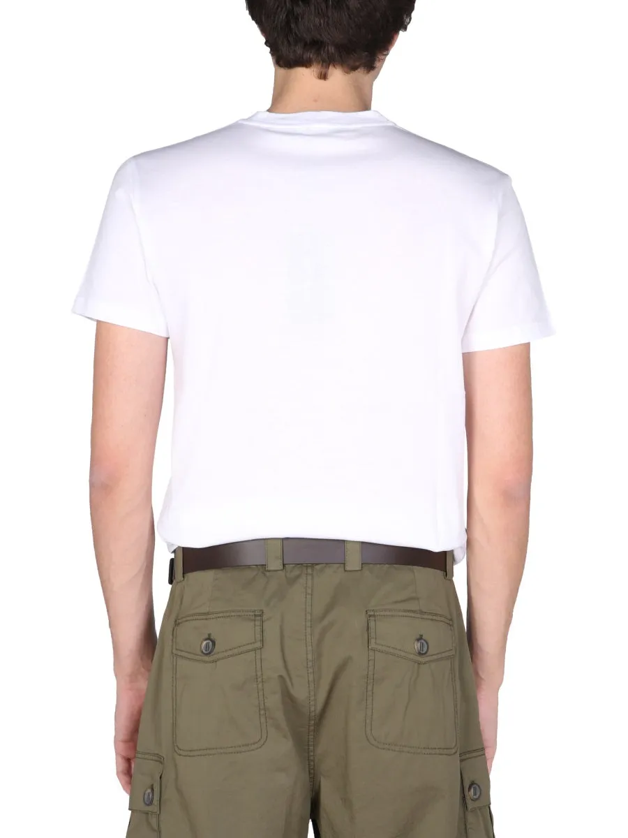 Dolce & Gabbana Logo Plaque Crewneck T-Shirt