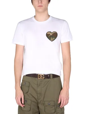Dolce & Gabbana Logo Plaque Crewneck T-Shirt