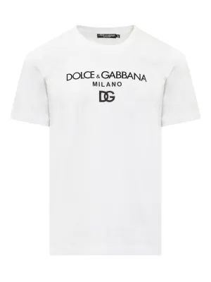 Dolce & Gabbana Logo Printed Crewneck T-Shirt