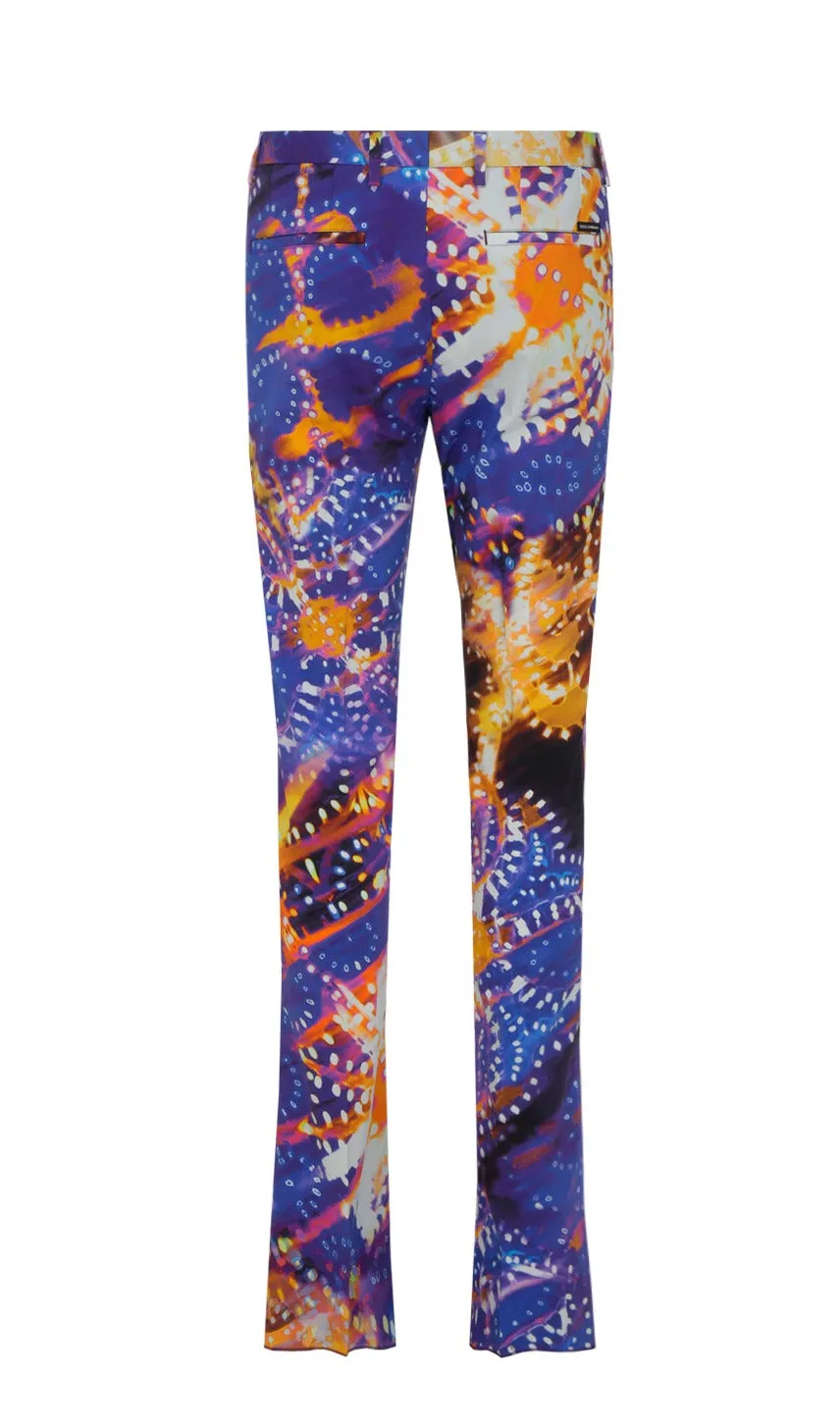 Dolce & Gabbana Luminaire Printed Skinny Pants