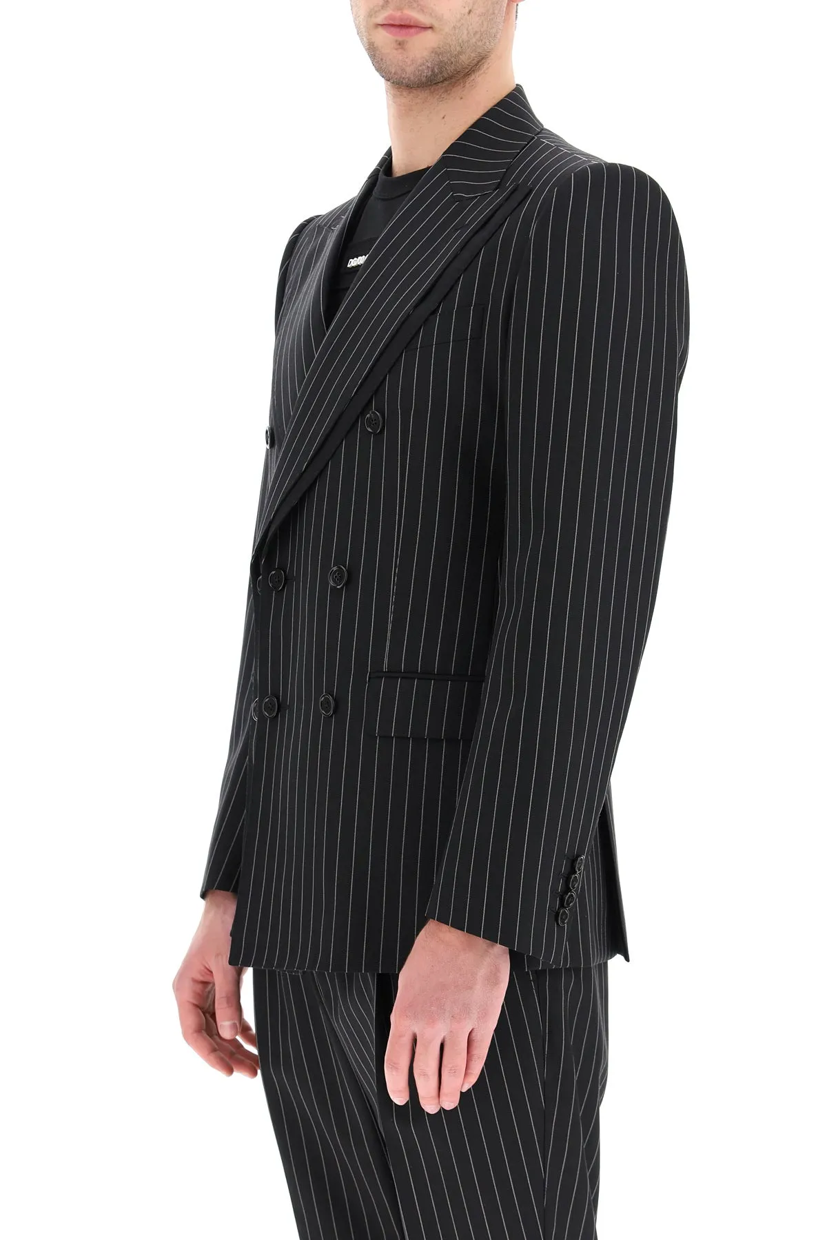 Dolce & Gabbana Pinstripe Double Breasted Jacket