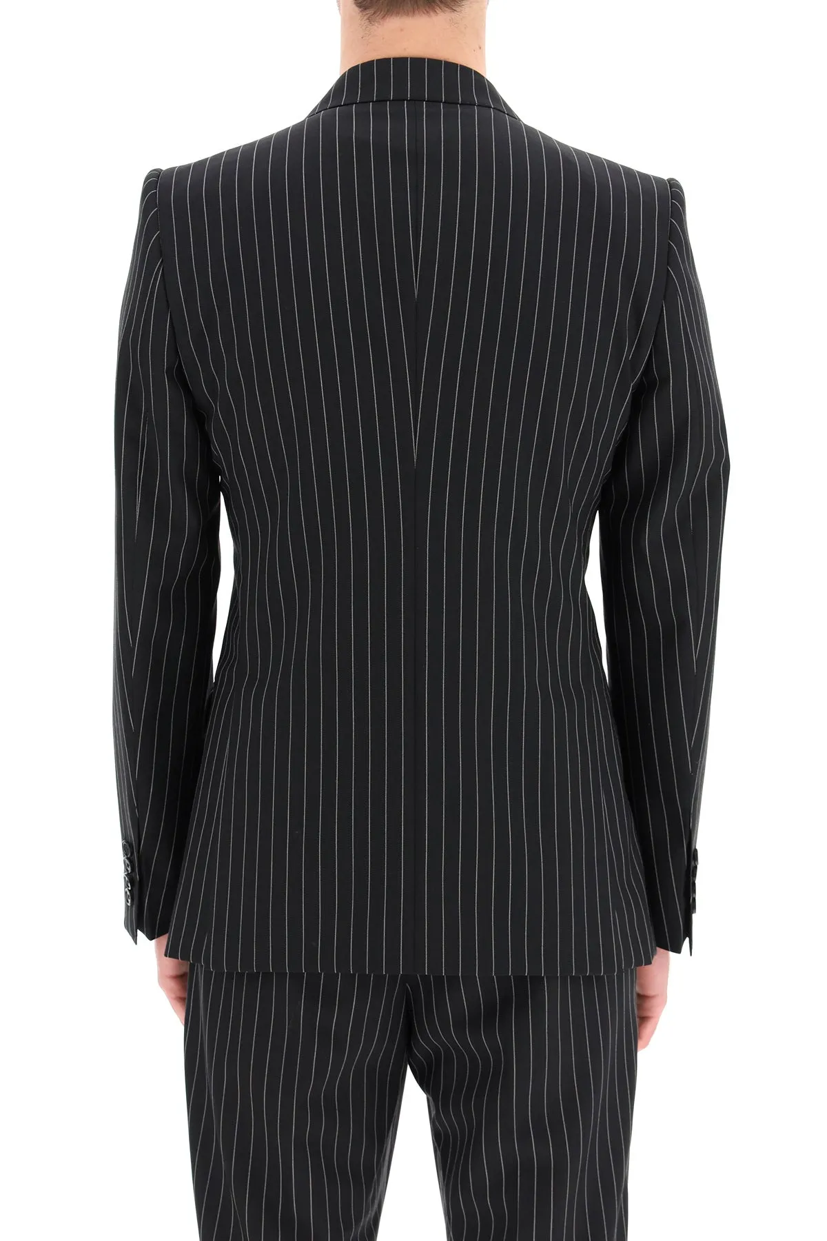 Dolce & Gabbana Pinstripe Double Breasted Jacket