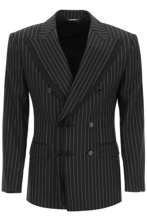 Dolce & Gabbana Pinstripe Double Breasted Jacket