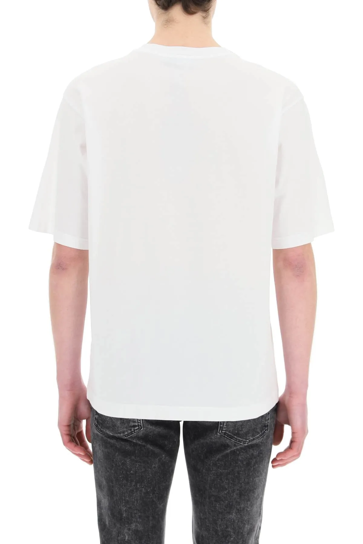 Dolce & Gabbana Slogan Printed Crewneck T-Shirt