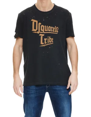 Dsquared2 Distressed Crewneck T-Shirt