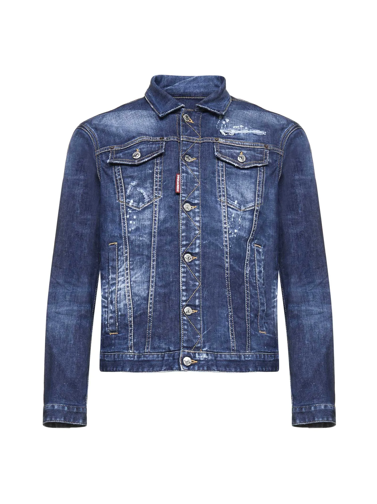 Dsquared2 Distressed Denim Jacket
