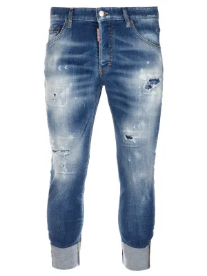 Dsquared2 Distressed Faded Jeans