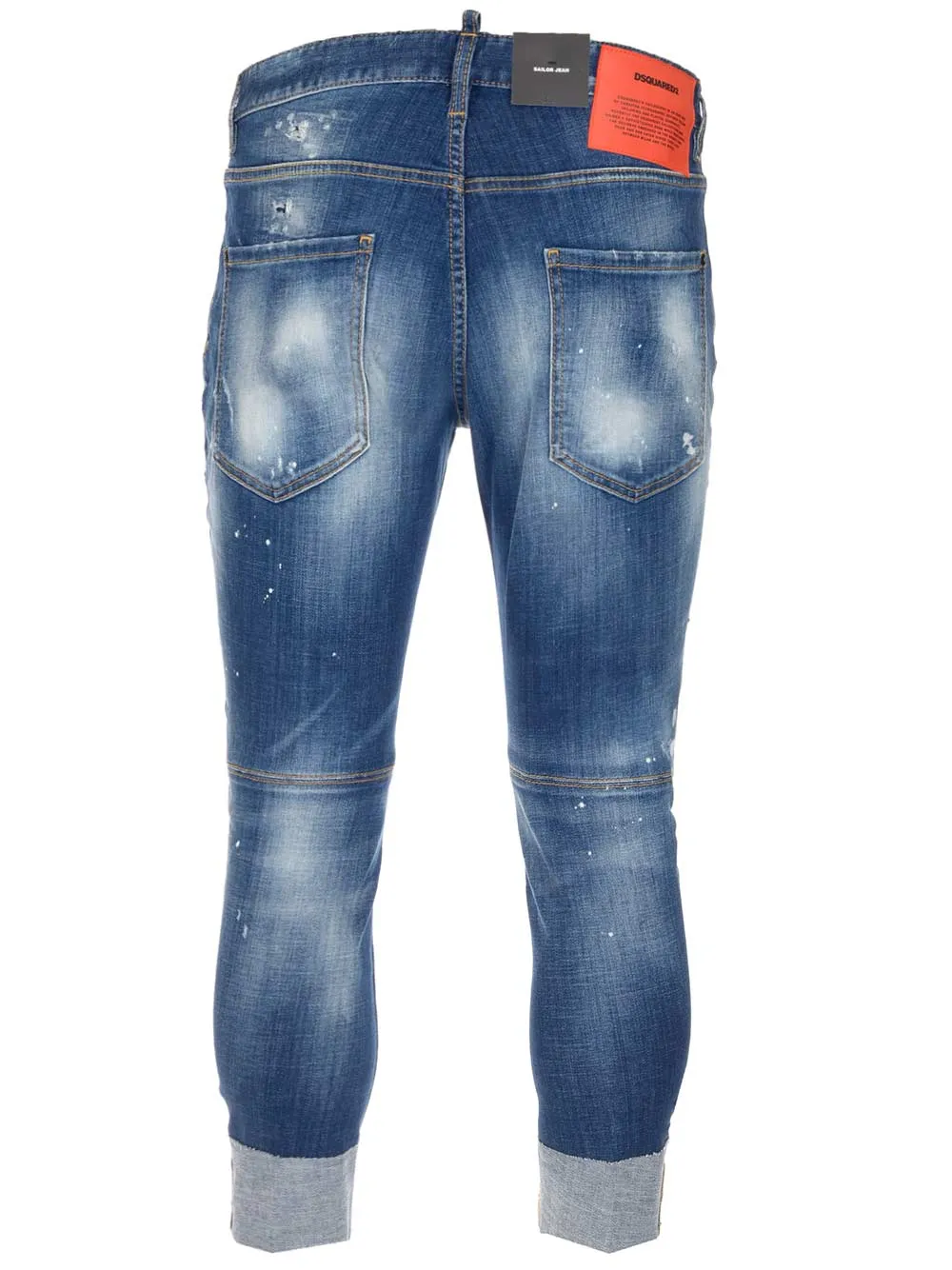 Dsquared2 Distressed Faded Jeans