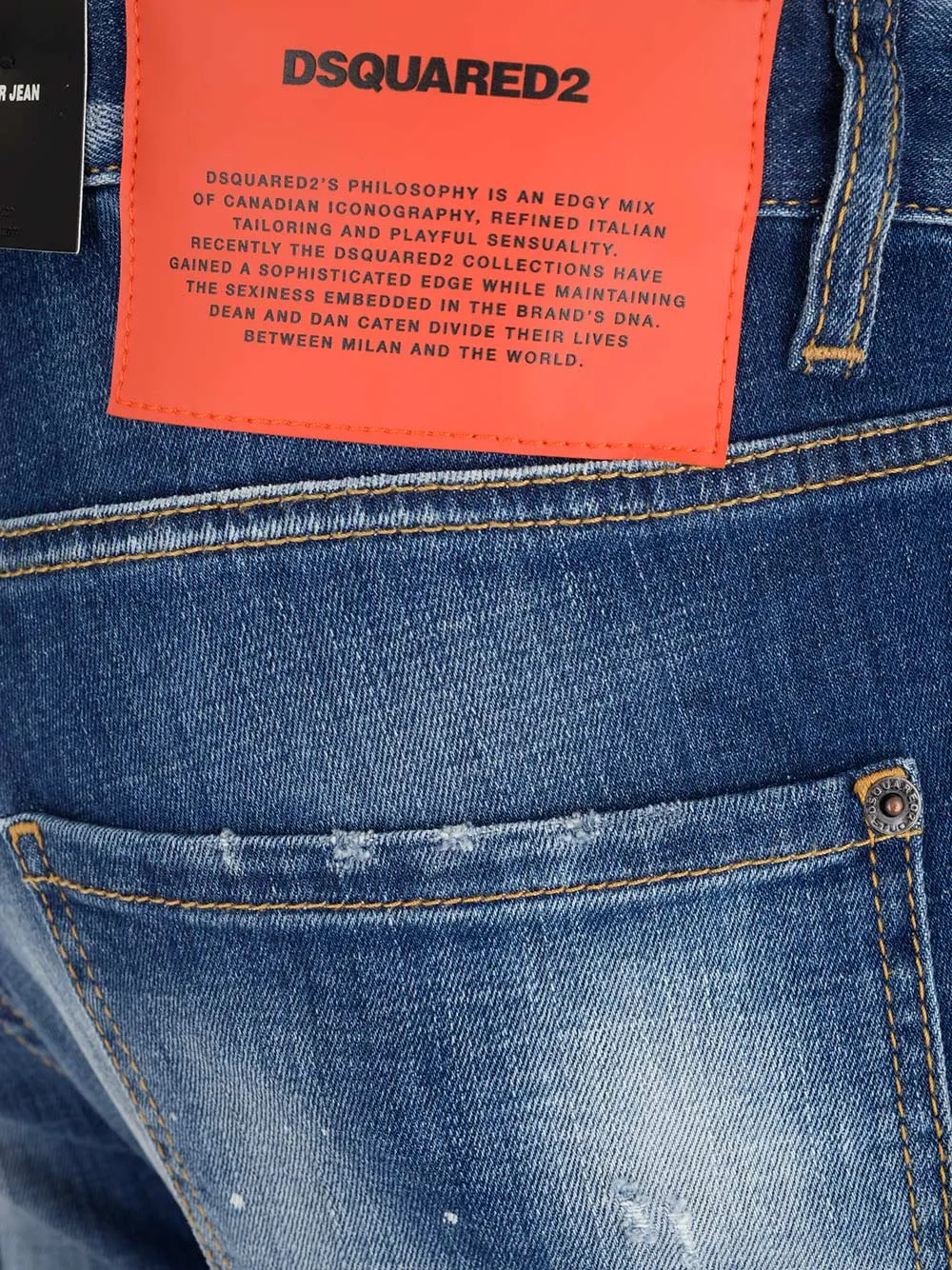 Dsquared2 Distressed Faded Jeans