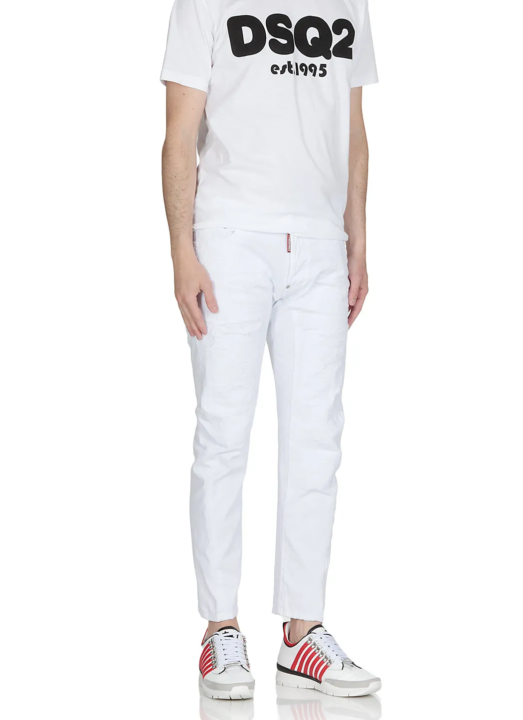 Dsquared2 Distressed Slim-Fit Jeans