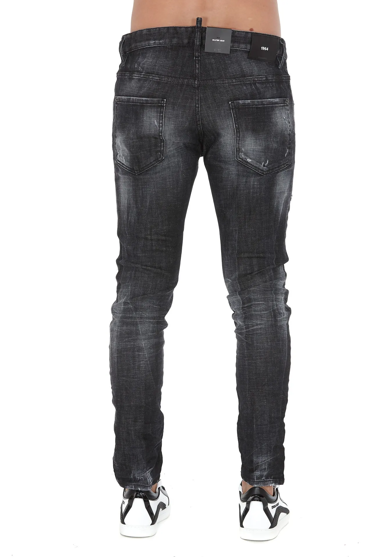 Dsquared2 Distressed Slim Leg Jeans
