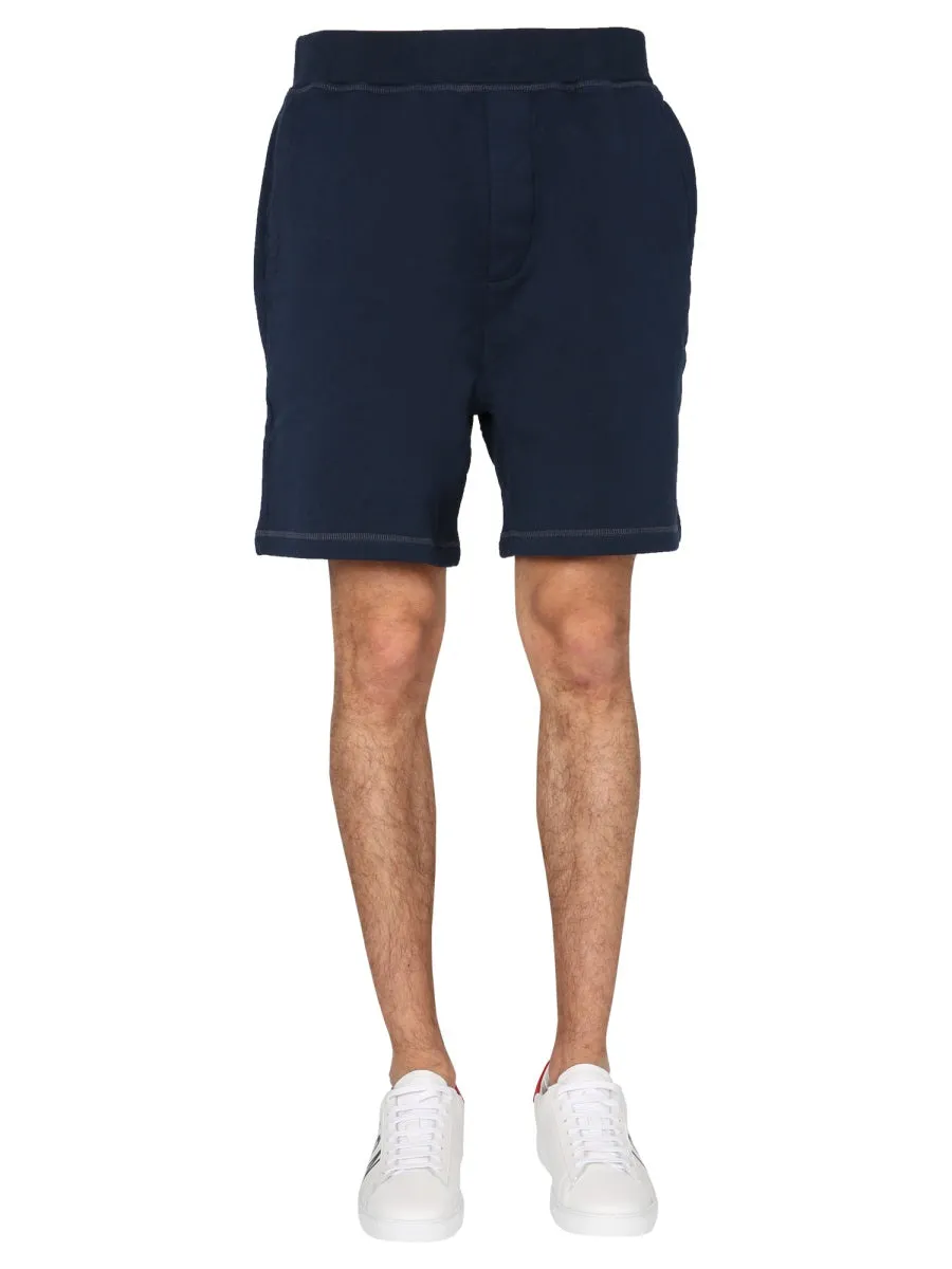 Dsquared2 Icon Logo Print Track Shorts
