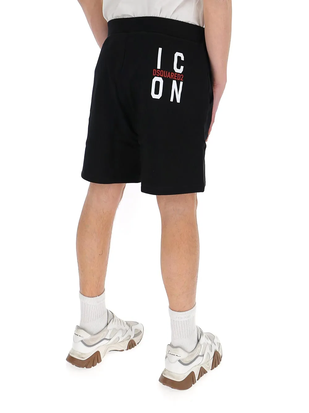 Dsquared2 Icon Logo Print Track Shorts