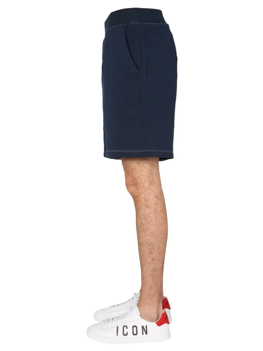 Dsquared2 Icon Logo Print Track Shorts