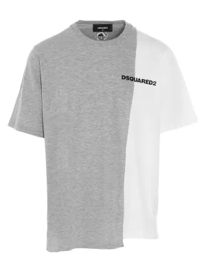 Dsquared2 Logo Contrast Panel T-Shirt
