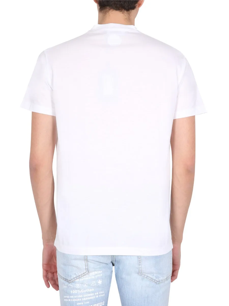 Dsquared2 Logo Heart Printed T-Shirt