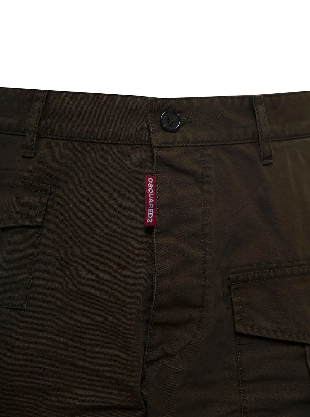 Dsquared2 Logo Patch Cargo Shorts