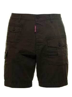 Dsquared2 Logo Patch Cargo Shorts