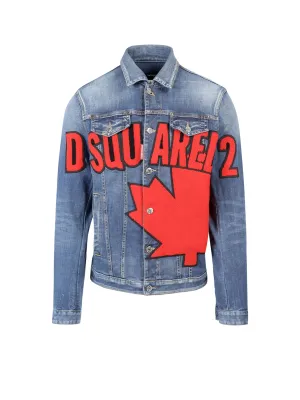 Dsquared2 Logo Patch Denim Jacket