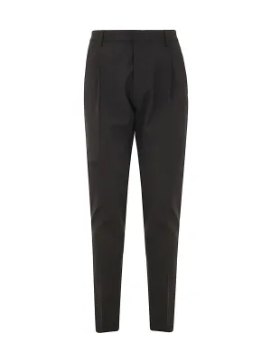 Dsquared2 Logo Patch Slim-Cut Cropped Pants