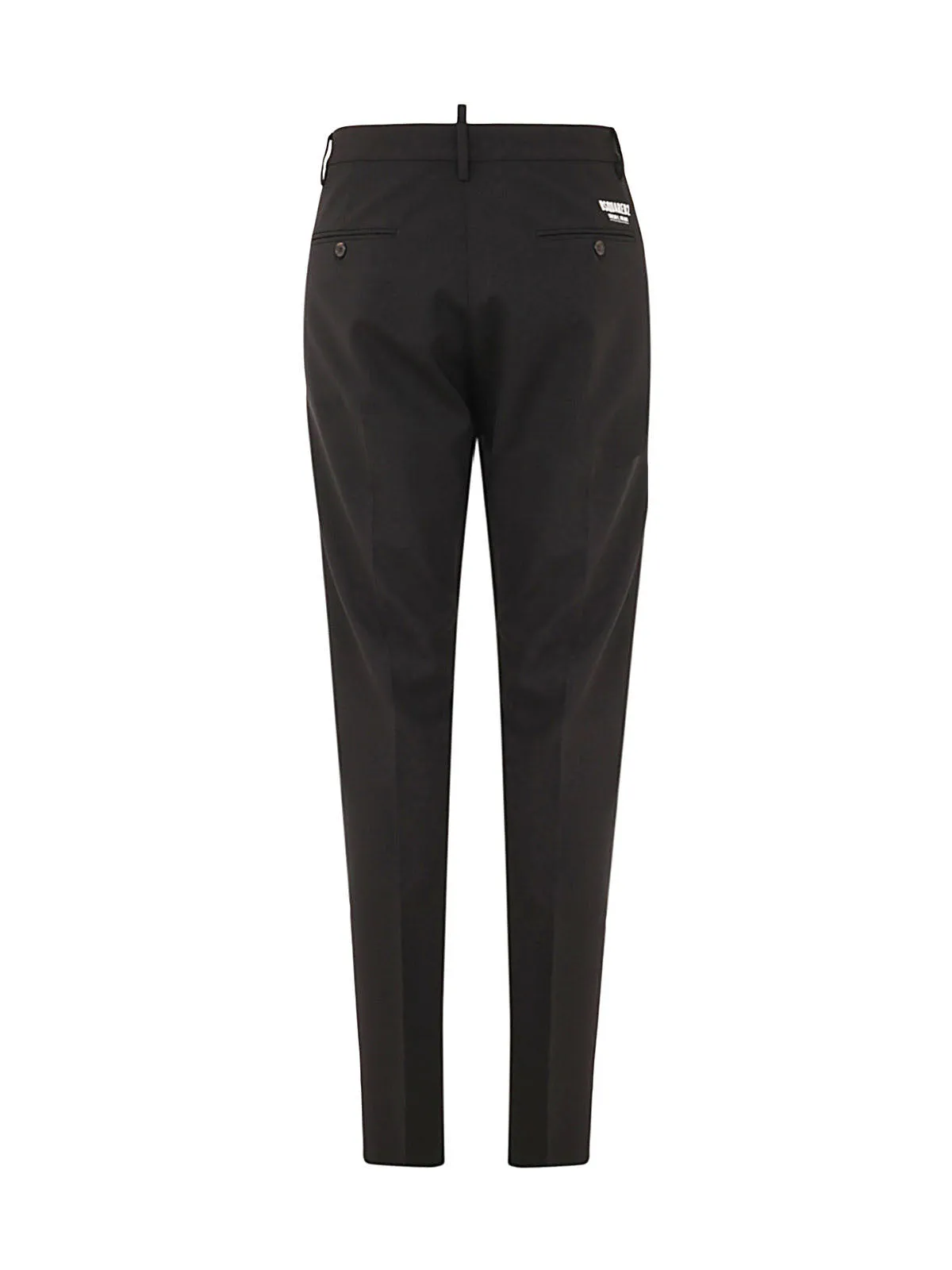 Dsquared2 Logo Patch Slim-Cut Cropped Pants