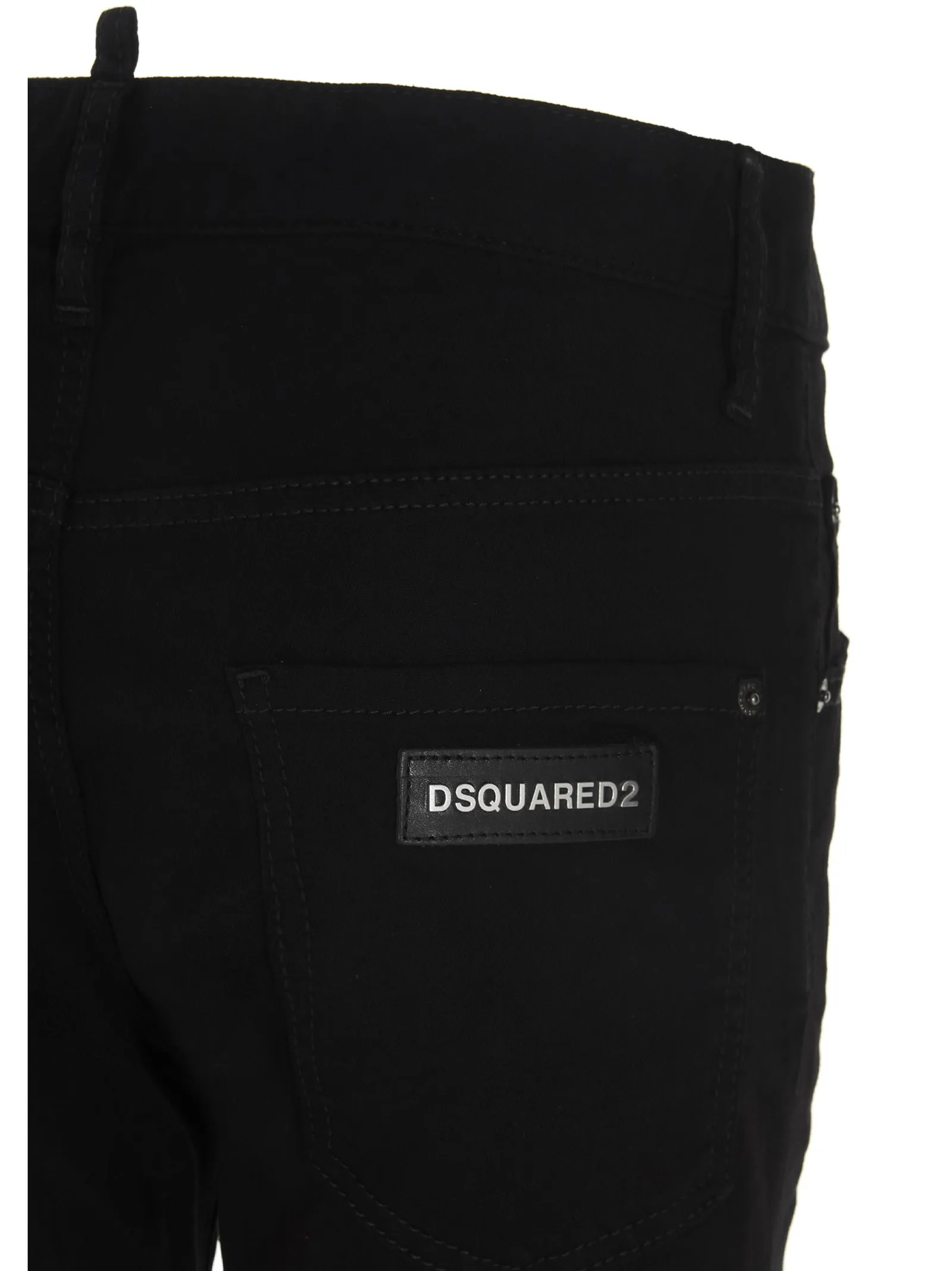 Dsquared2 Logo Patch Slim-Fit Jeans