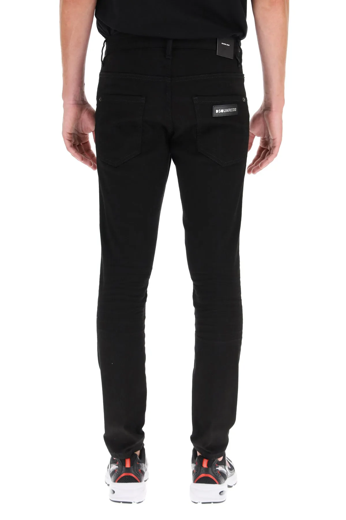 Dsquared2 Logo Patch Slim-Fit Jeans
