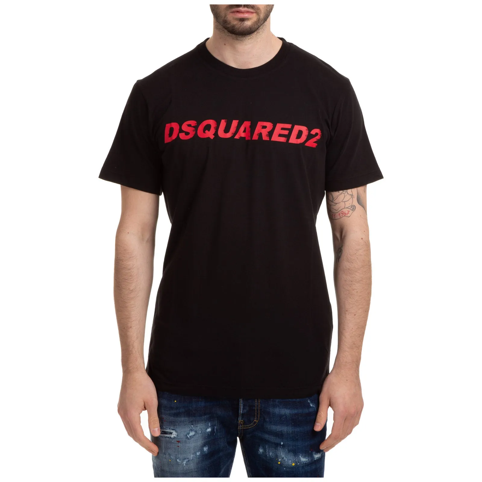 Dsquared2 Logo Print Crewneck T-Shirt