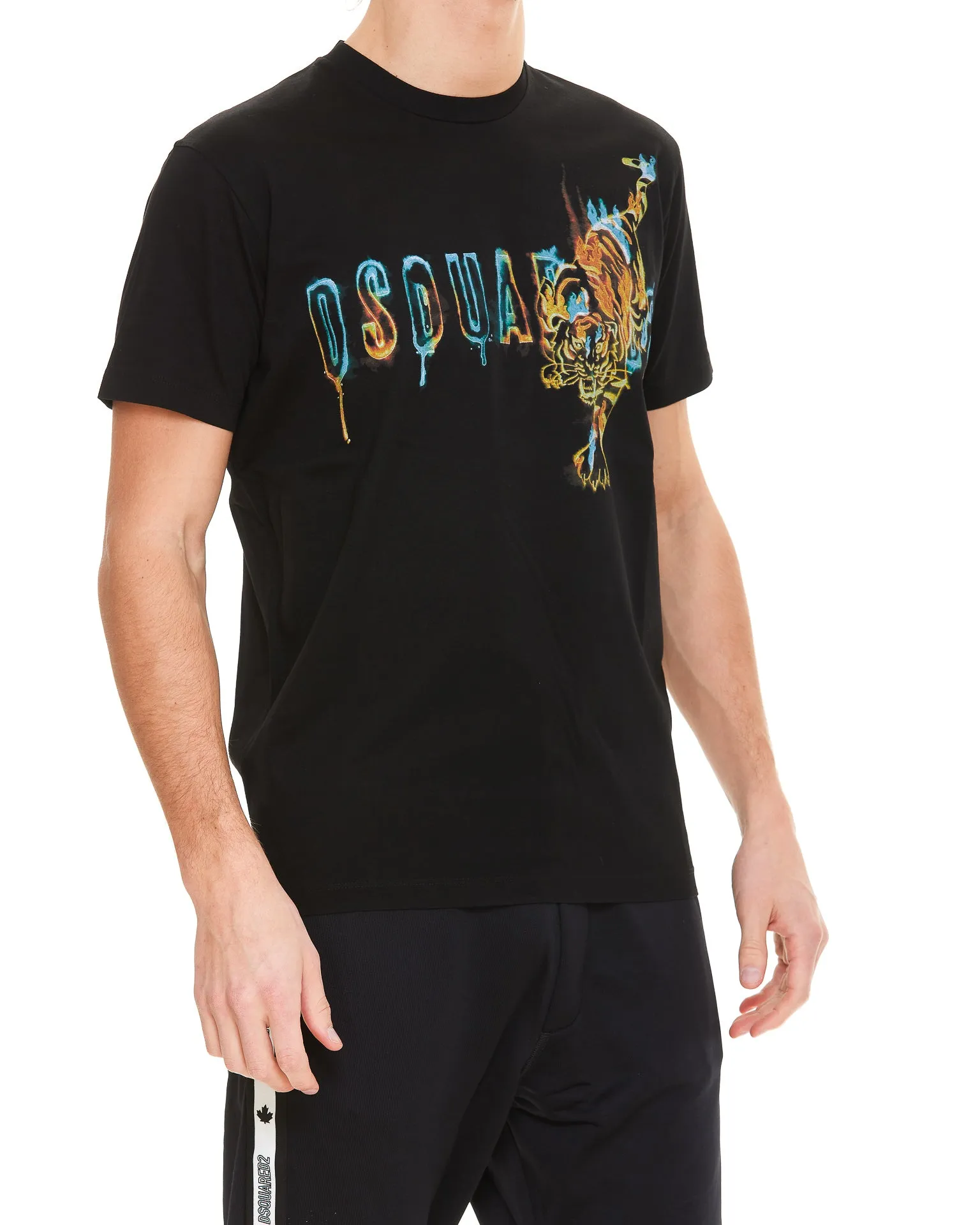 Dsquared2 Logo Print Crewneck T-Shirt