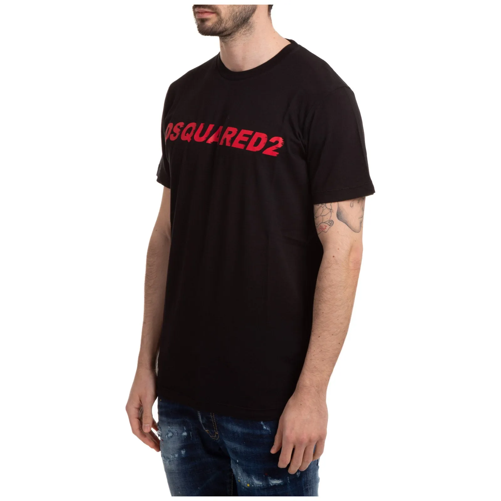 Dsquared2 Logo Print Crewneck T-Shirt