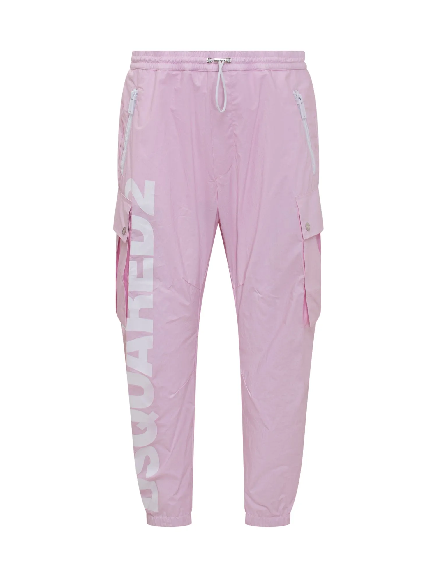 Dsquared2 Logo Print Tapered Cargo Pants